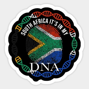 South Africa Its In My DNA - Gift for South African From South Africa Sticker